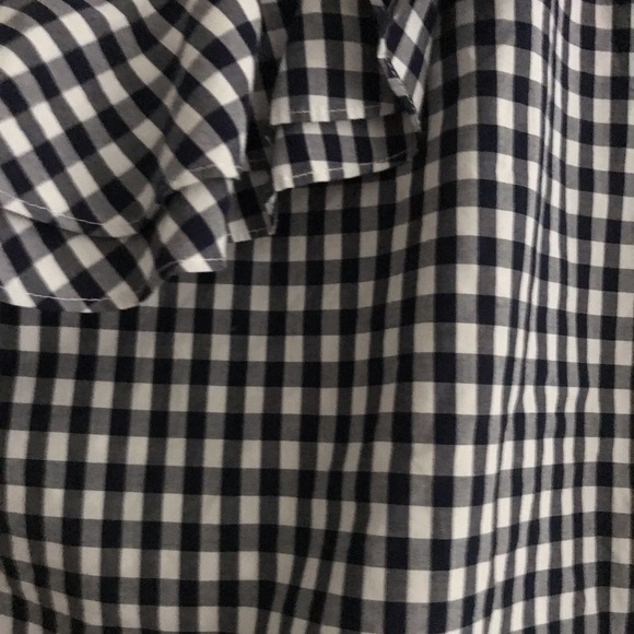 Jcrew one shoulder gingham top size 6P - Picture 2 of 3